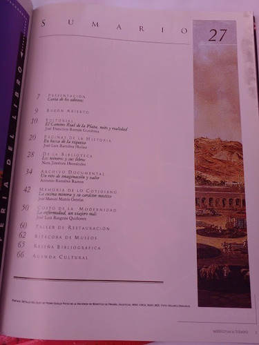 Revista De Historia Y Conservacion No 27 Nov Dic 1998 (Usado)