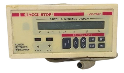 Programador Clinton Accu-stop Lcd-790e 30-4321-01 (Reacondicionado)