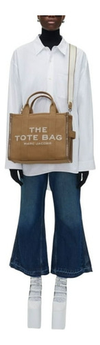 The Tote Bag Marc Jacobs Medium Jacquard Camel