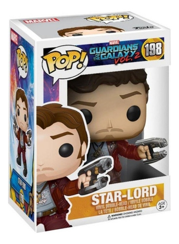 Funko Pop Star-lord 198 Guardianes De La Galaxia By Marvel