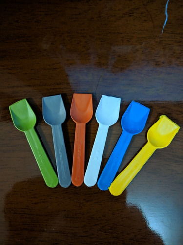 Imagen 2 de 2 de Paletas Cucharilla Plástica Para Helado X 150 Unidades.