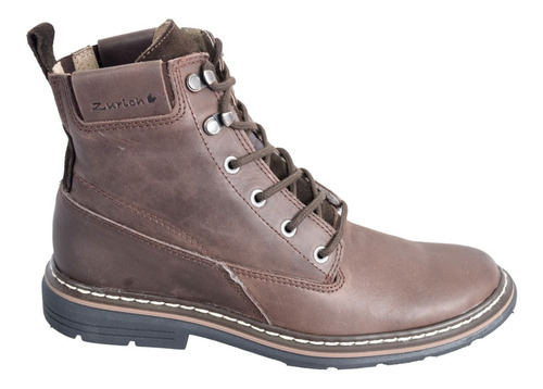 Borcego Bota Hombre Cuero Zurich Art 5604 Elástico Oferta