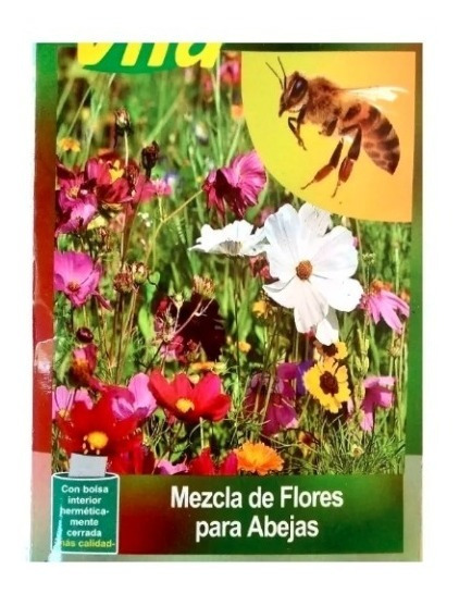 llamativas y ricas en néctar para abejas y mariposas 500 g de semillas de flores de prado para un pasto colorido de abejas Mezcla de semillas de flores silvestres guía electrónica GRATIS incluida