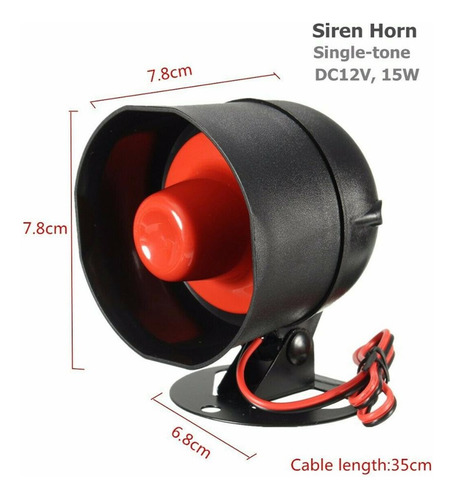 Alarma Antirrobo De Automóvil Alarma Del Vehículo De 1 Vía