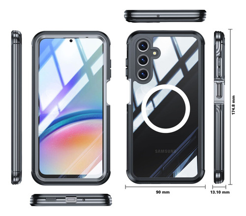 Capa À Prova De Quedas Com Tudo Incluído Da Cnn Para Samsung