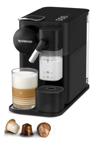 Máquina De Café Nespresso Lattissima One Negra