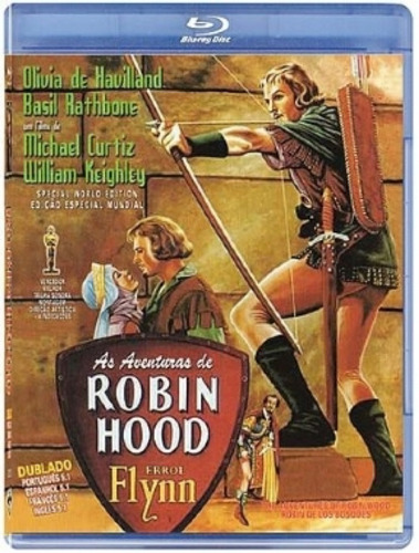 As Aventuras De Robin Hood / Errol Flynn / Dublado / Bd5038
