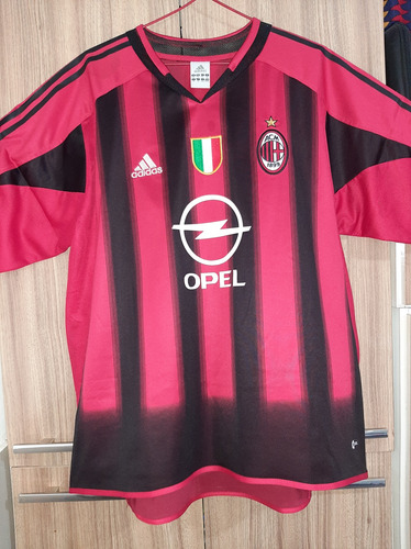 Camisa Do Ac Milan 2004 Itália 