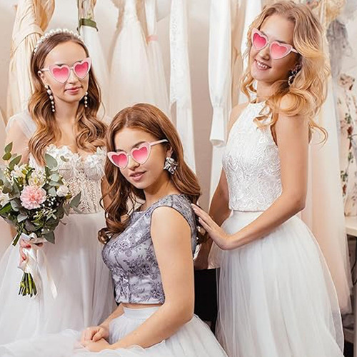 Gafas De Sol Con Forma De Corazón, 14 Unidades, Diseño De