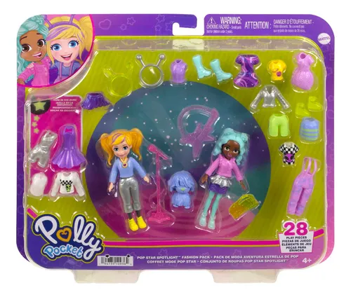 Polly pocket cheap con mucha ropa