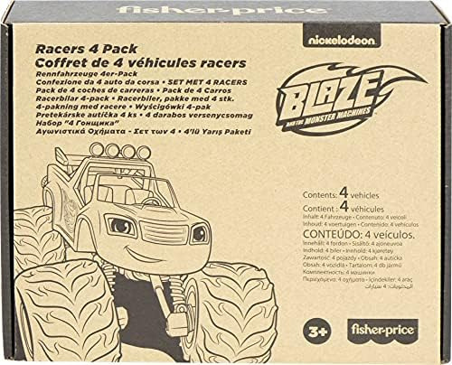 Fisher-price Blaze And The Monster Machines Racers 4 Pack, J