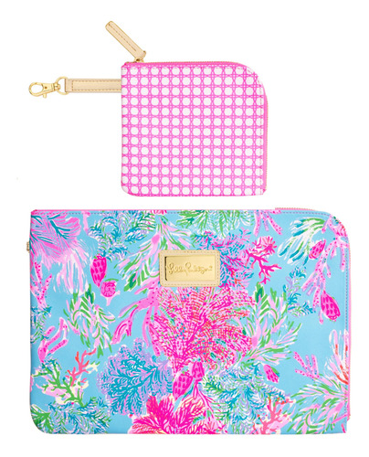 Lilly Pulitzer Funda Acolchada Tech Con Pequena Bolsa Con Cr