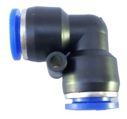 Imagen 2 de 4 de Conector Unión Acople Rápido Codo Tubo 12mm Aire Comprimido