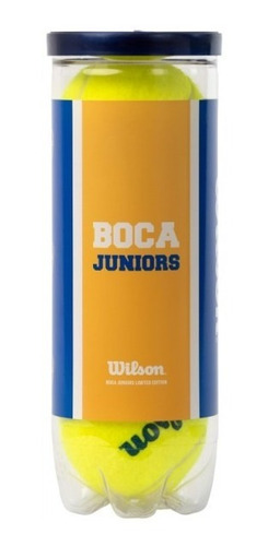 Imagen 4 de 7 de Tenis Center Pelotas Wilson Tenis Boca Jr Tubo X 3