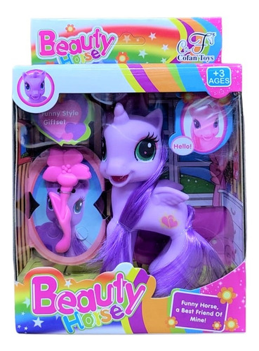  Muñeca Pony Unicornio Para Peinar Con Accesorios ELG 53154