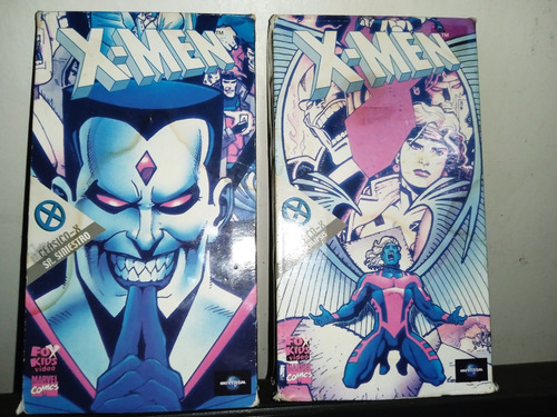 Lote 2 Películas Vhs X Men Serie Animada En Español Latino (Usado)