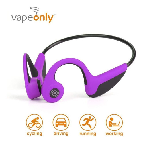Auriculares De Conducción Deportivos Android Morados Color Morado