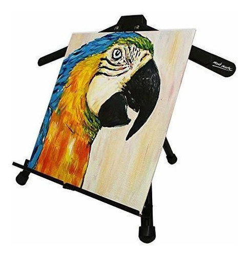 Imagen 5 de 6 de Caballete Mesa Para Pintar Bonito Pintura Niño Artista 1