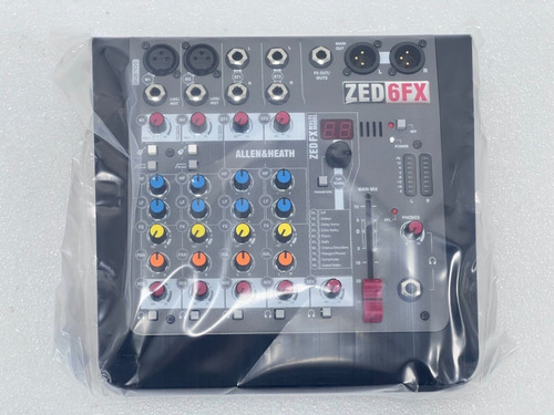 Imagen 3 de 3 de New Allen & Heath Zed-6fx 6-channel Compact Analog Mixer Jug