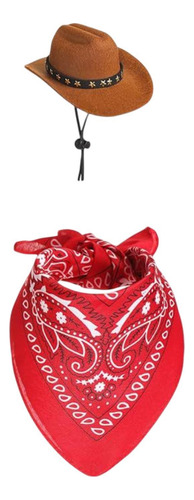 De Ganso, Ropa De Cañón Bufanda Roja De Sombrero Marrón