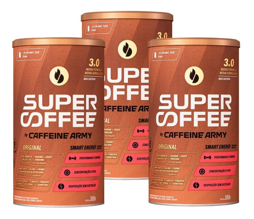 Kit 3 Super Coffee Economic Size 380g - Tradicional