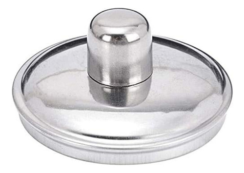 Tetera Hervidor Con Infusor Acero 16 Cm Color Plateado