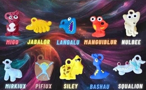 Colección De Llaveros Olocoons O2 Con Olor Bimbo 2024 (Usado)