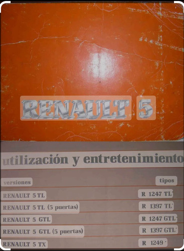 Manual De Despiece De Renault R5