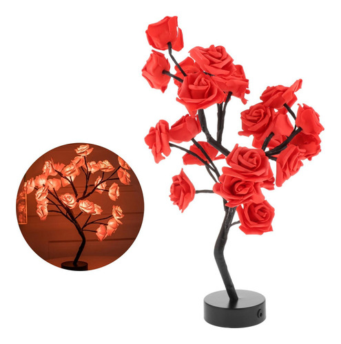 Lámpara De Hermosa Luz De Árbol Led Diy Hogar Fiestas Rojo