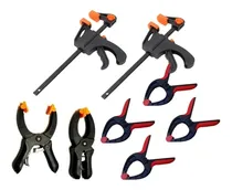 Comprar Kit 8 Prensas Lusqtoff Juego De Herramientas Carpinteria Set