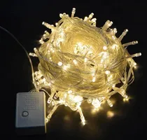 Comprar Tira Guirnalda Led Cálida Blanca 15mts 200 Led 220v Efectos