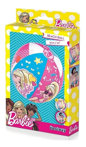 Pelota Inflable De Playa Barbie Bestway 51 Ø Piu Online