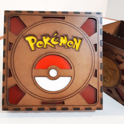 Caixa Porta Cartas Pokémon Para 600 Cards / Deck / Case