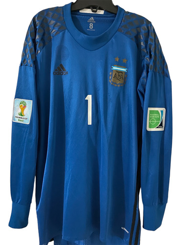 Camiseta Selección Argentina Arquero 2015 Talla L Original (Usado)
