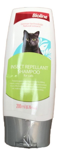 Shampoo Bioline Repelente Para Gatos 200 Ml / Catdogshop