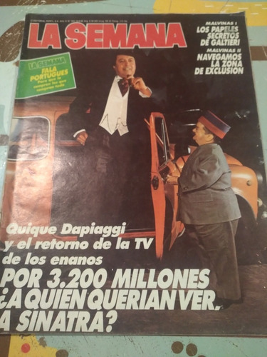 Revista La Semana 19 8 1982 N303 Vilas Sabato  