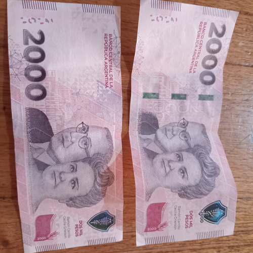 Billete De 2000 Mil Pesos Con Error De Impresion