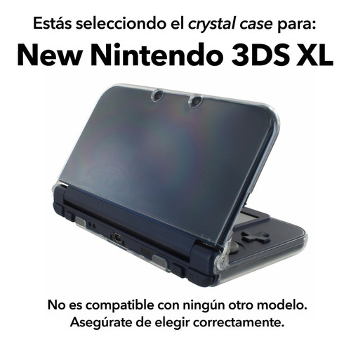 Crystal Case 2ds / New 2ds Xl / 3ds / 3ds Xl / New 3ds Xl / New 3ds / Protector Acrilico Cover Carcasa Todos Los Modelos