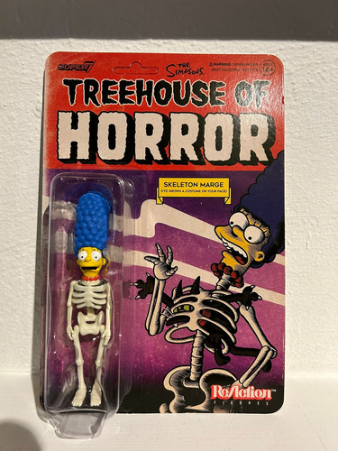 Marge The Simpsons Treehouse Of Horror Skeleton Super 7