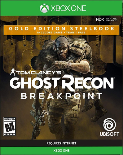 Ghost Recon Breakpoint Steelbook Gold Edition Xbox One