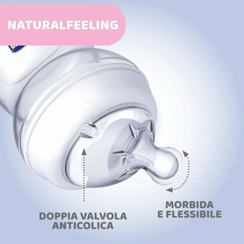 Biberon Chicco Natural Feeling 250ml 2m+ En Creciendo
