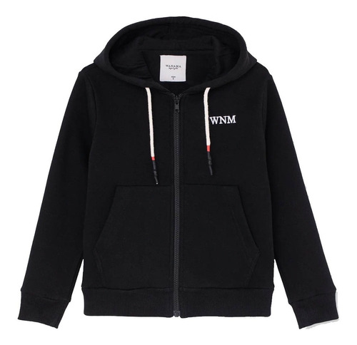 Campera Algodon Wanama Kids Truc Basic Unisex Con Friza