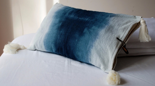 Almohadon Silla Sillon Algodon Exclusivo Teñ. Shibori 40x25