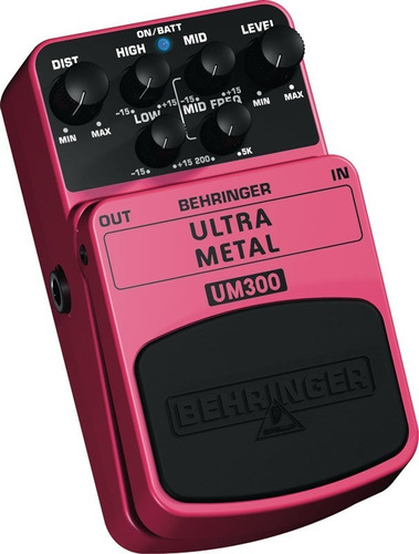 Behringer Um300 Ultra Metal Pedal Para Guitarra.