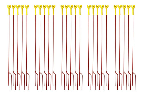 25 X Varilla P/ Alambrado 8mm C/ Rulo Toros Cerdos Padrillos