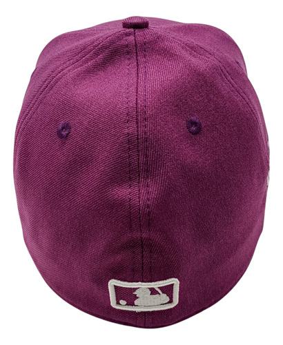 Gorra Estilo Mlb Cerrada Stretch Fitted Equipos Premium Moda Dodgers Violeta Anatómico 56 Cm