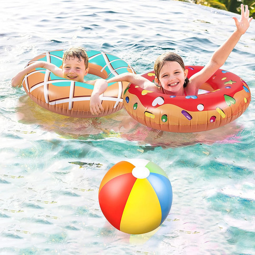 90shine 5pcs Salvavidas De Natacion Con Pelota De Playa