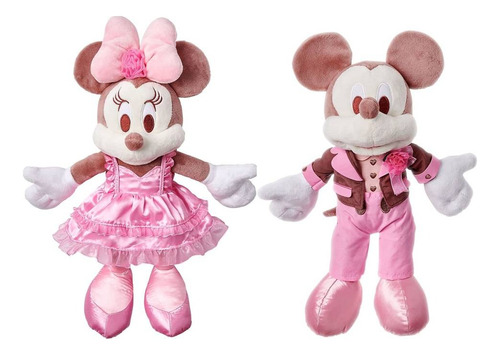 Mickey & Minnie Mouse Peluches Set San Valentin Disney Store