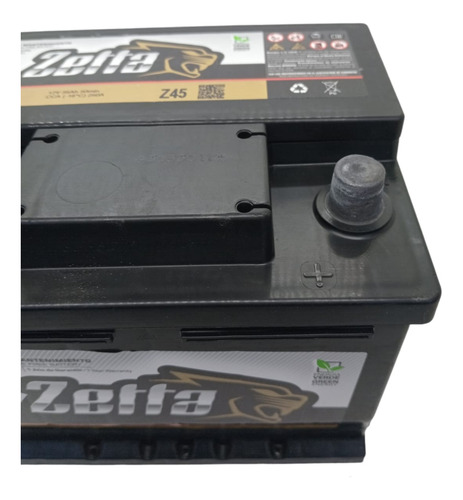 Bateria Zetta 12x45 Ford Fiesta 1.6 One Max Ambiente Plus