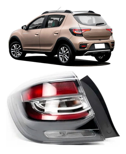 Lanterna Sandero Stepway Fume 2020 2021 2022 2023 2024